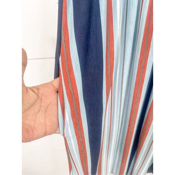 New Eloges Women's Sleeveless Striped Knit Pullover Tank Dress Multicolor Small - Picture 8 of 12